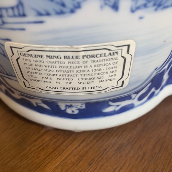 Ming blue Chinese porcelain - Picture 10 of 12